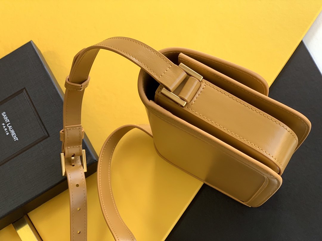 YSSL Solferino Small Satchel Bag Brown In Box 7in/19cm YSl