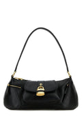 Chaneloe Woman Black Leather The 99 Shoulder Bag