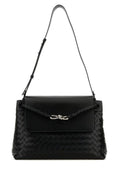 Bottega Veneta Man Black Leather MeDiorum AnDioramo Crossbody Bag