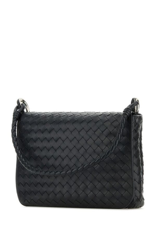 Bottega Veneta Man Graphite Leather Shoulder Bag