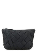 Bottega Veneta Man Graphite Leather Diorago Crossbody Bag
