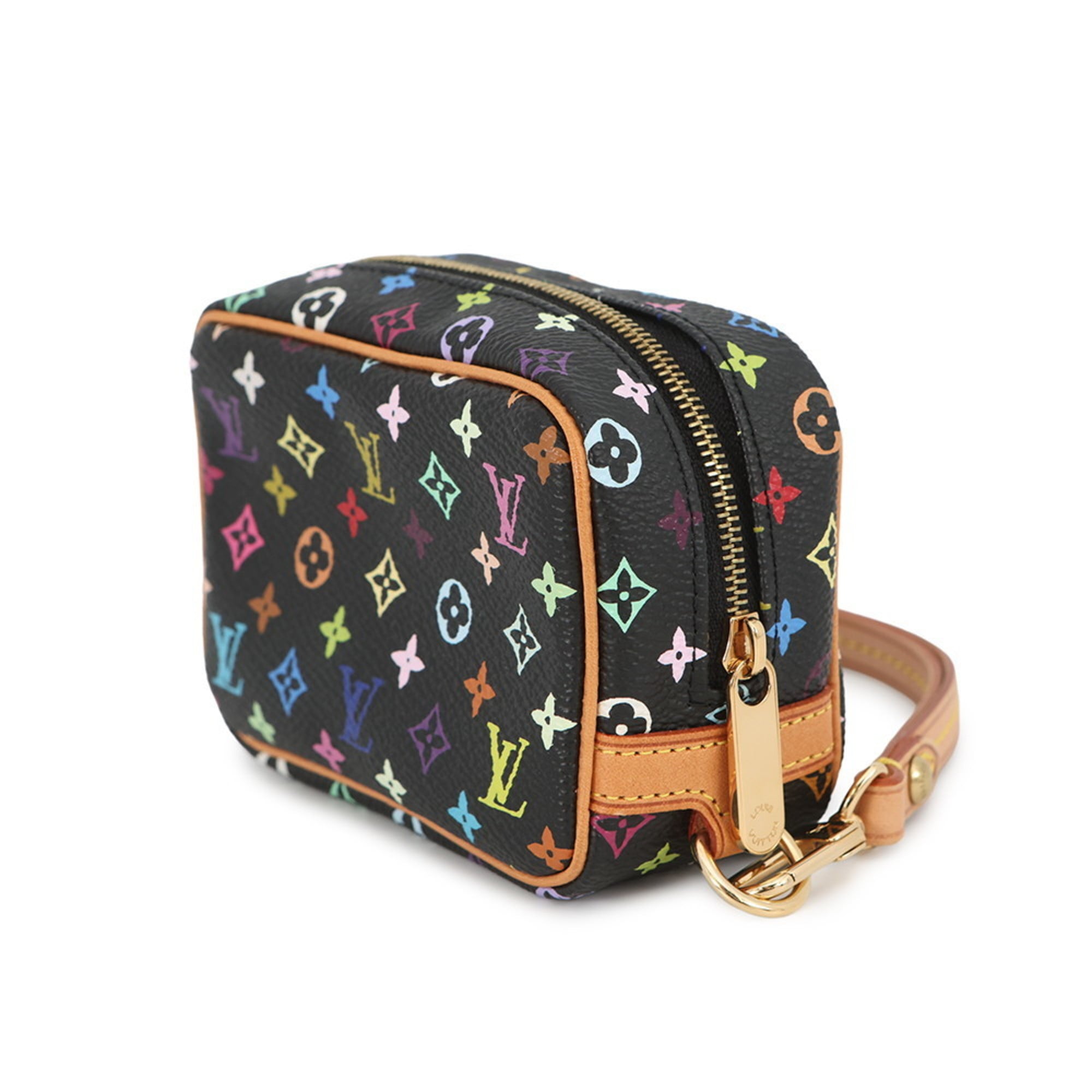 Louis Vuitton Brown Noir Monogram Multicolore Pouch