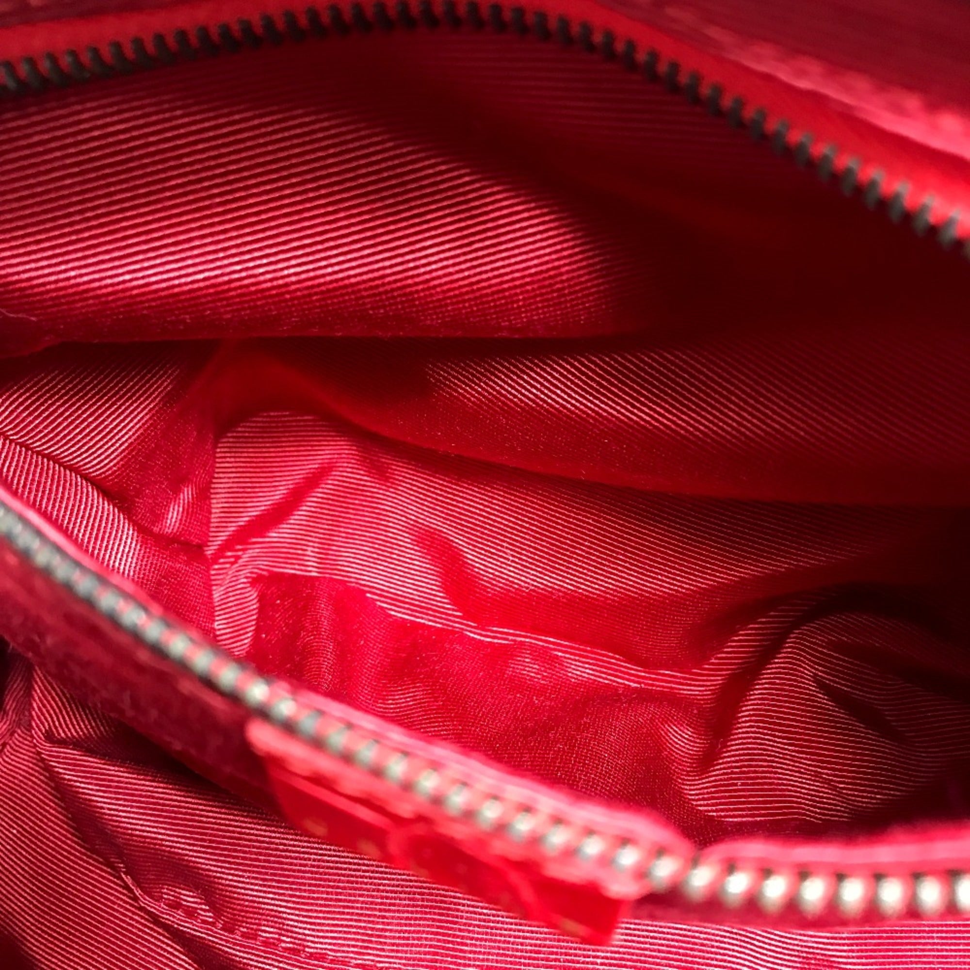 Celine Red Leather Handbag