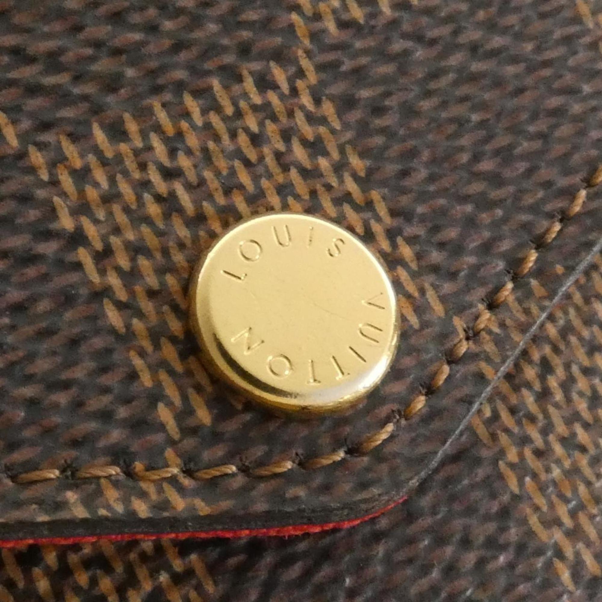 Louis Vuitton Ebene Coated Canvas Pochette Shoulder Bag
