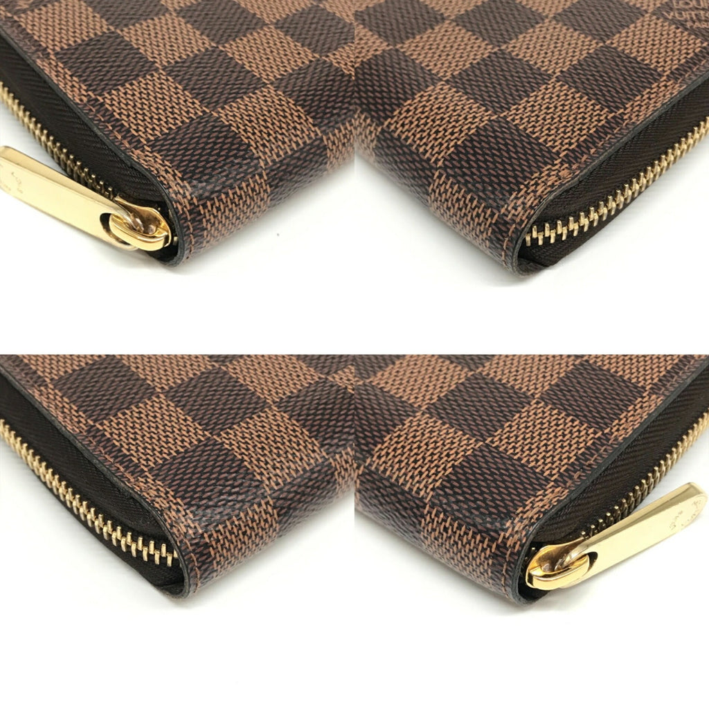 Louis Vuitton Brown Damier Canvas Ebene Damier Canvas Long Wallet
