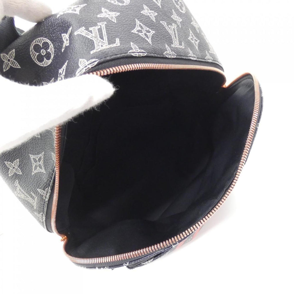 Louis Vuitton Monogram Blue Marine Coated Canvas Backpack