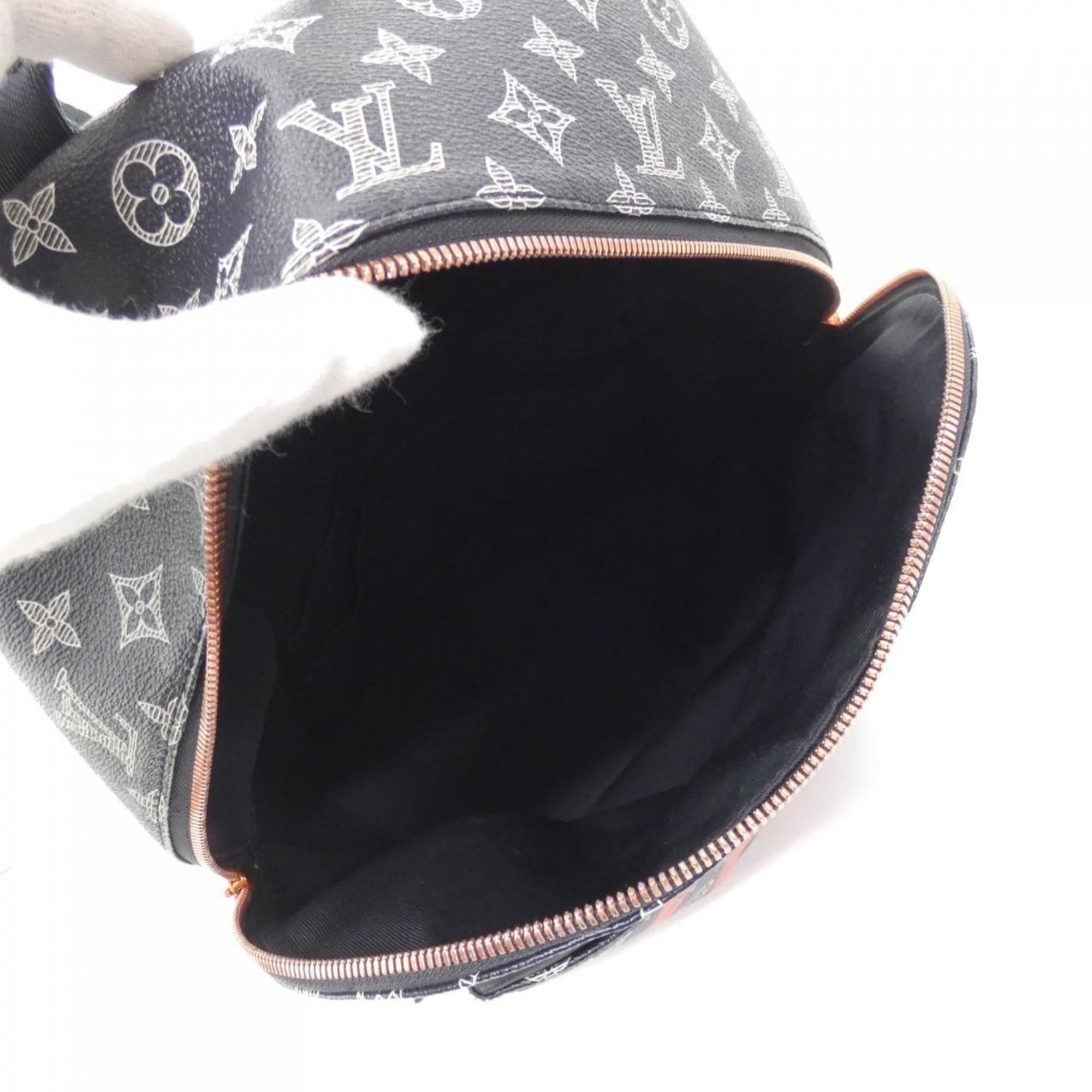 Louis Vuitton Monogram Blue Marine Coated Canvas Backpack