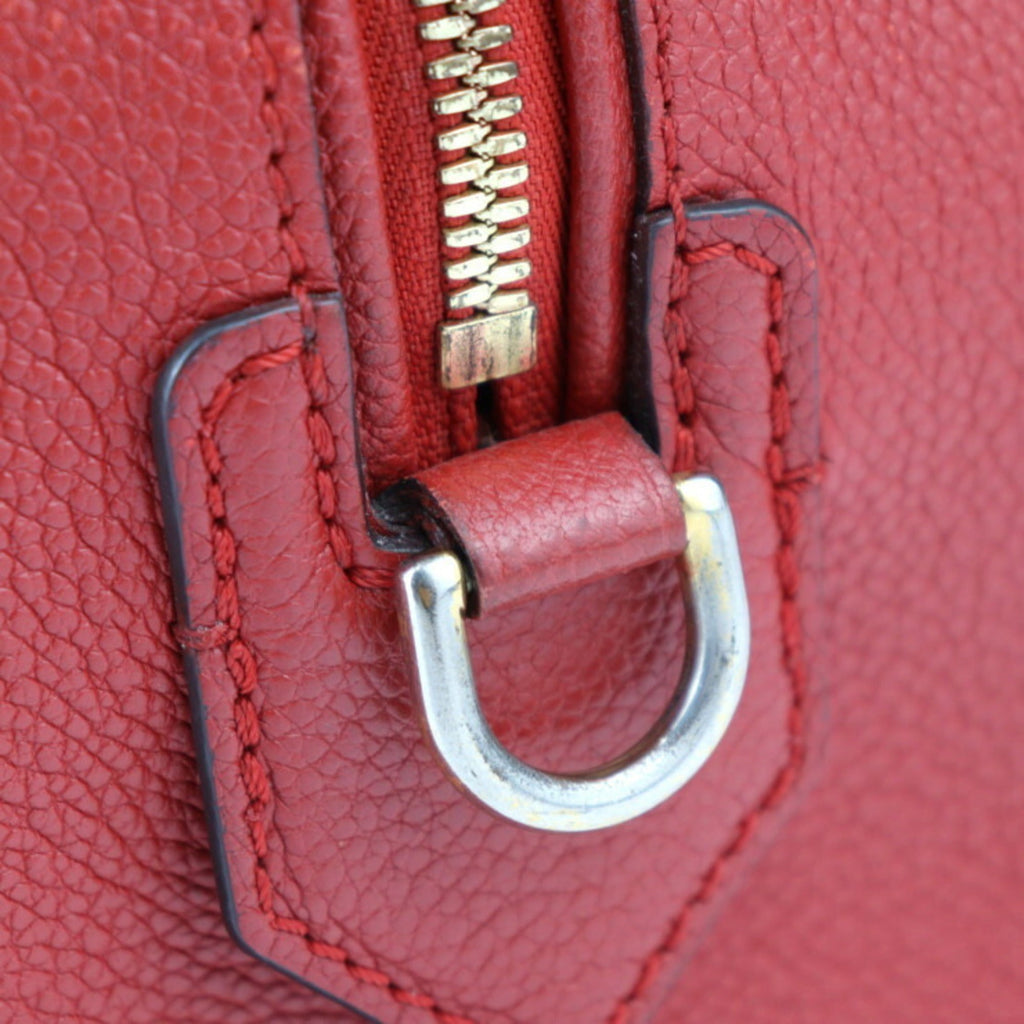 Louis Vuitton Cerise Red Color Leather Handbag Shoulder Bag