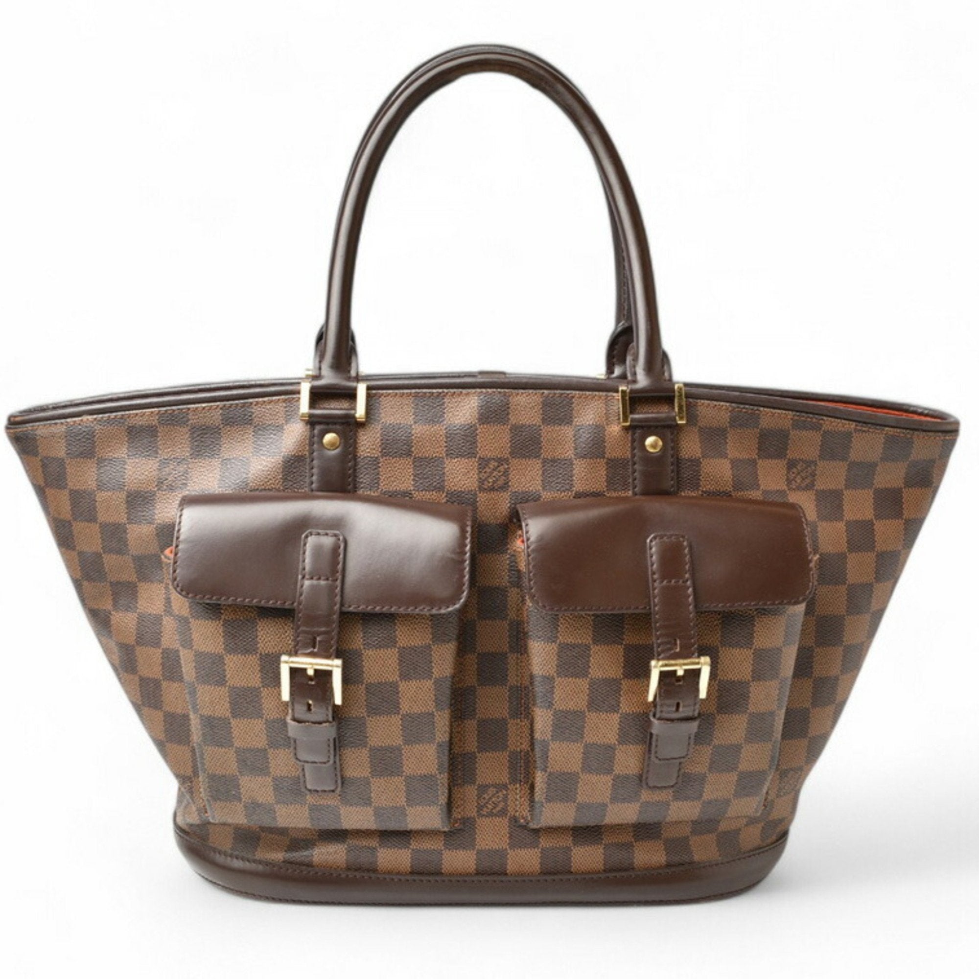 Louis Vuitton Damier Canvas Ebene Damier Canvas Shoulder Bag Tote Bag