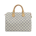 Louis Vuitton Azur Coated Canvas Boston Bag