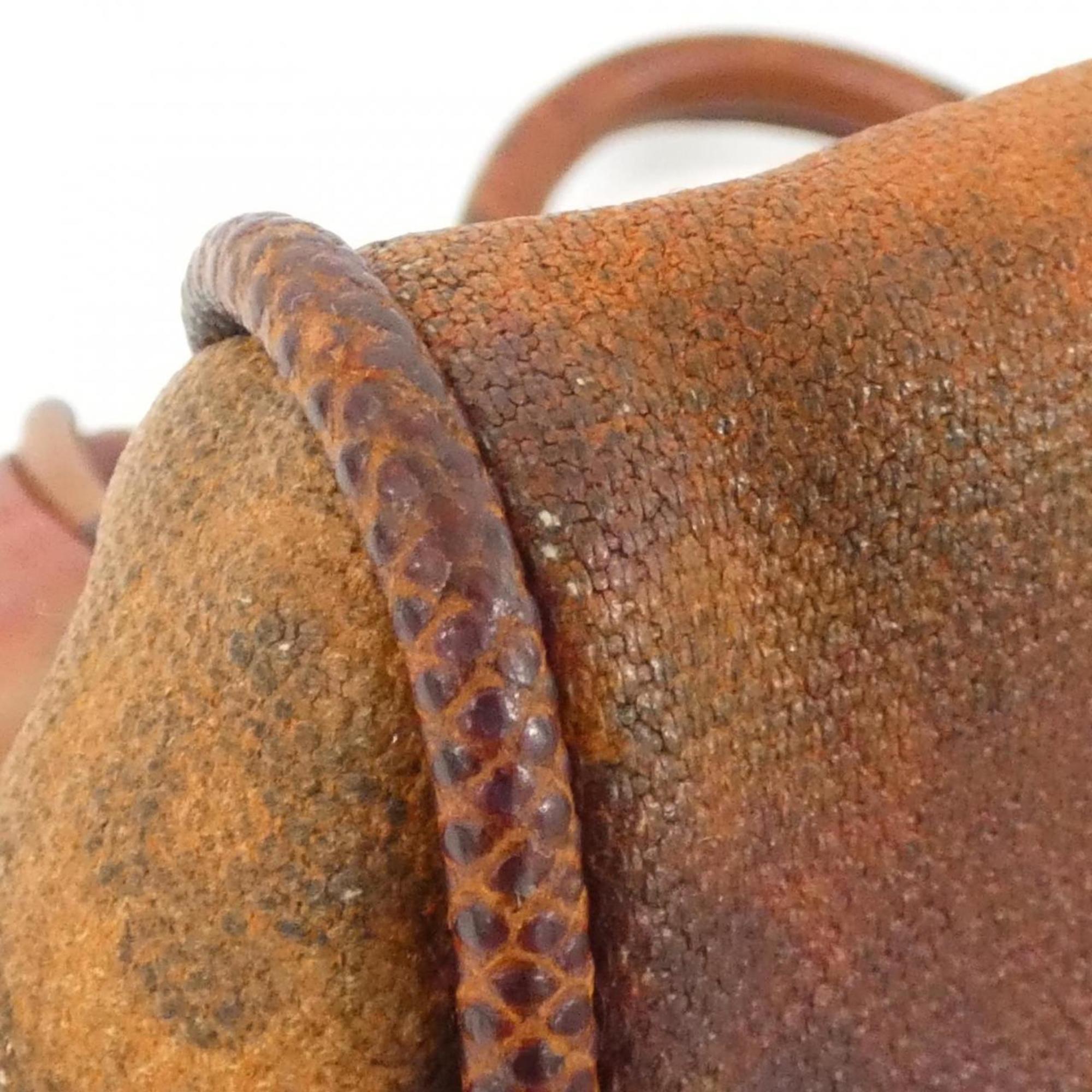 Louis Vuitton Rouge Coated Canvas Handbag