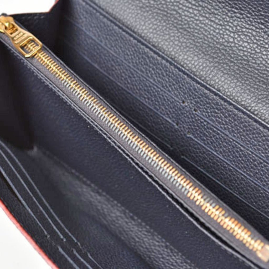 Louis Vuitton Rouge Monogram Empreinte Long Wallet