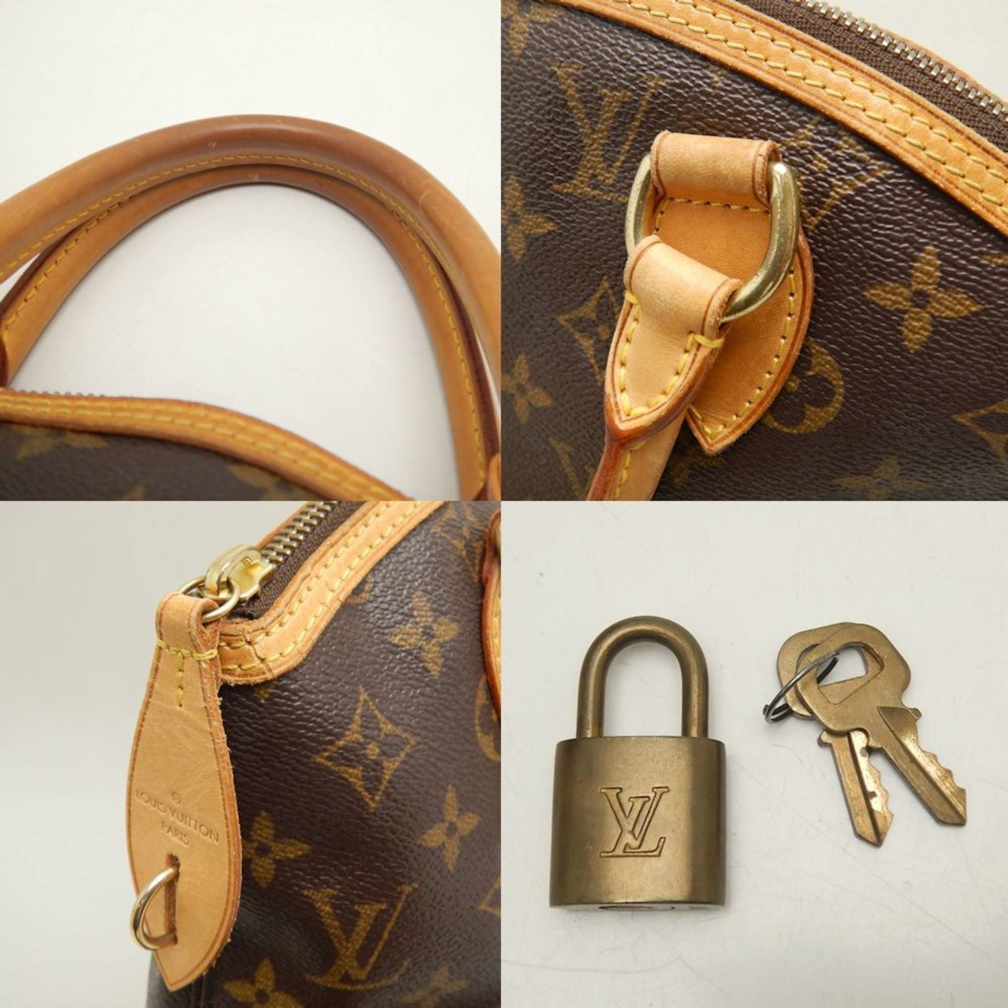 Louis Vuitton Brown Pvc Handbag