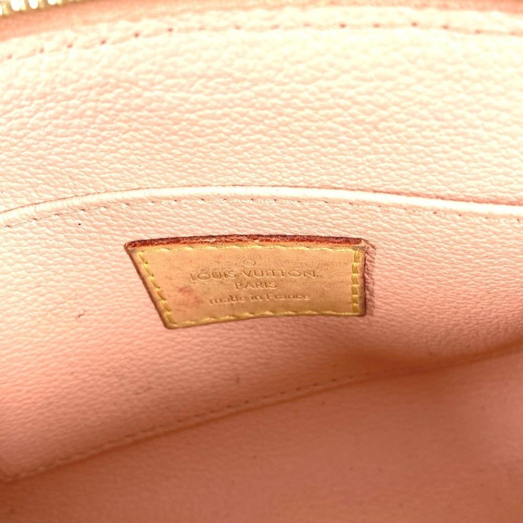 Louis Vuitton Pink Red Color Monogram Pouch