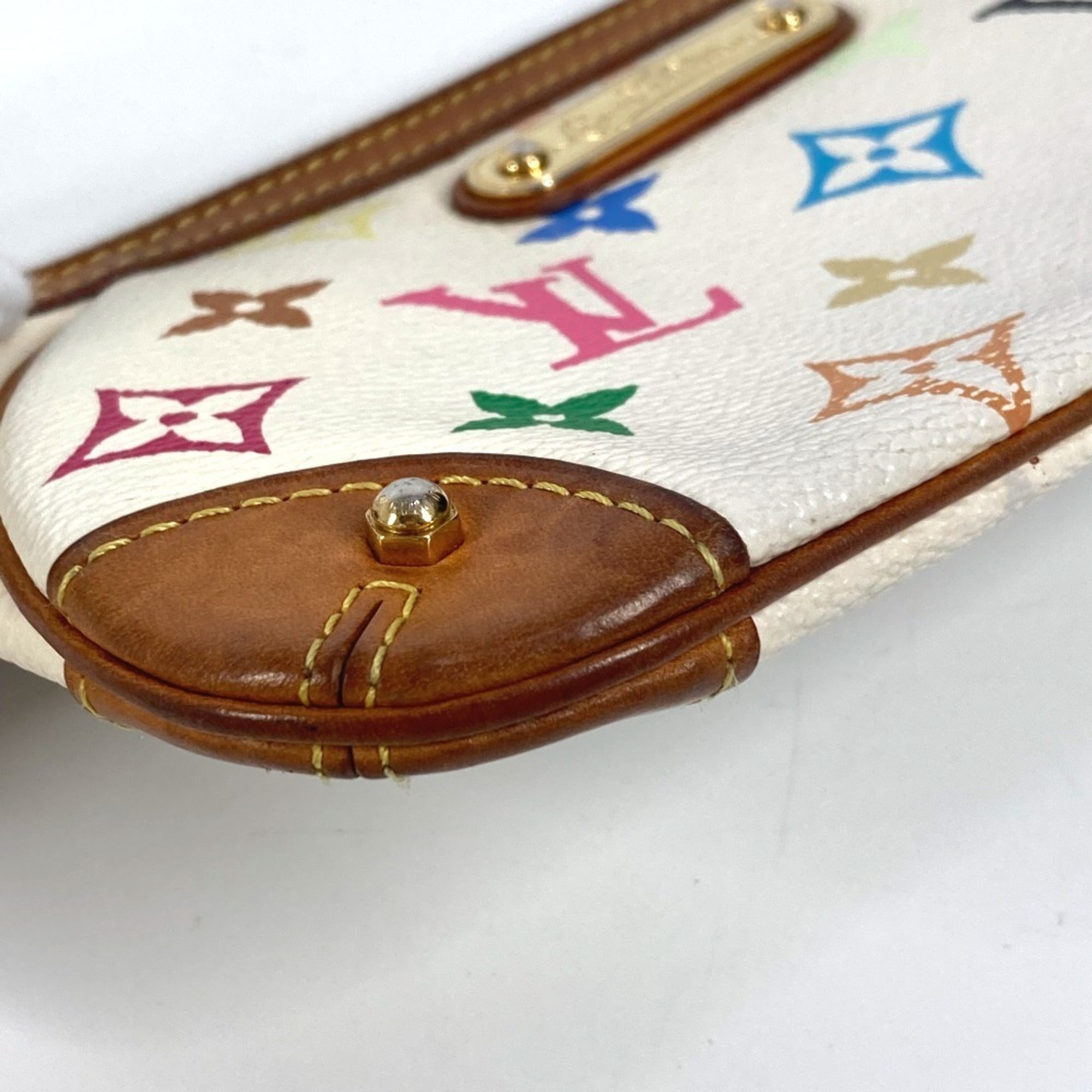 Louis Vuitton Blanc Monogram Multicolore Pouch Shoulder Bag