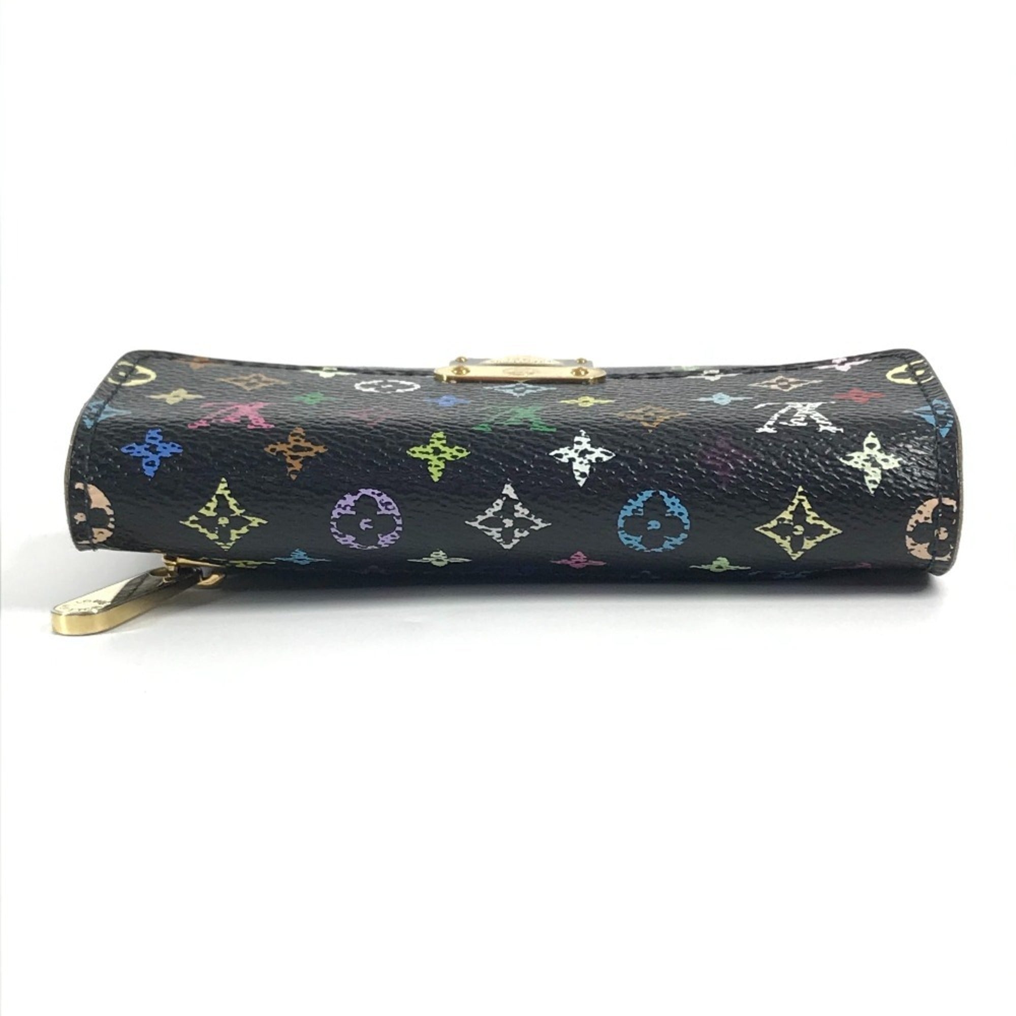 Louis Vuitton Black Monogram Multicolore Bill Wallet (Tri-Fold)