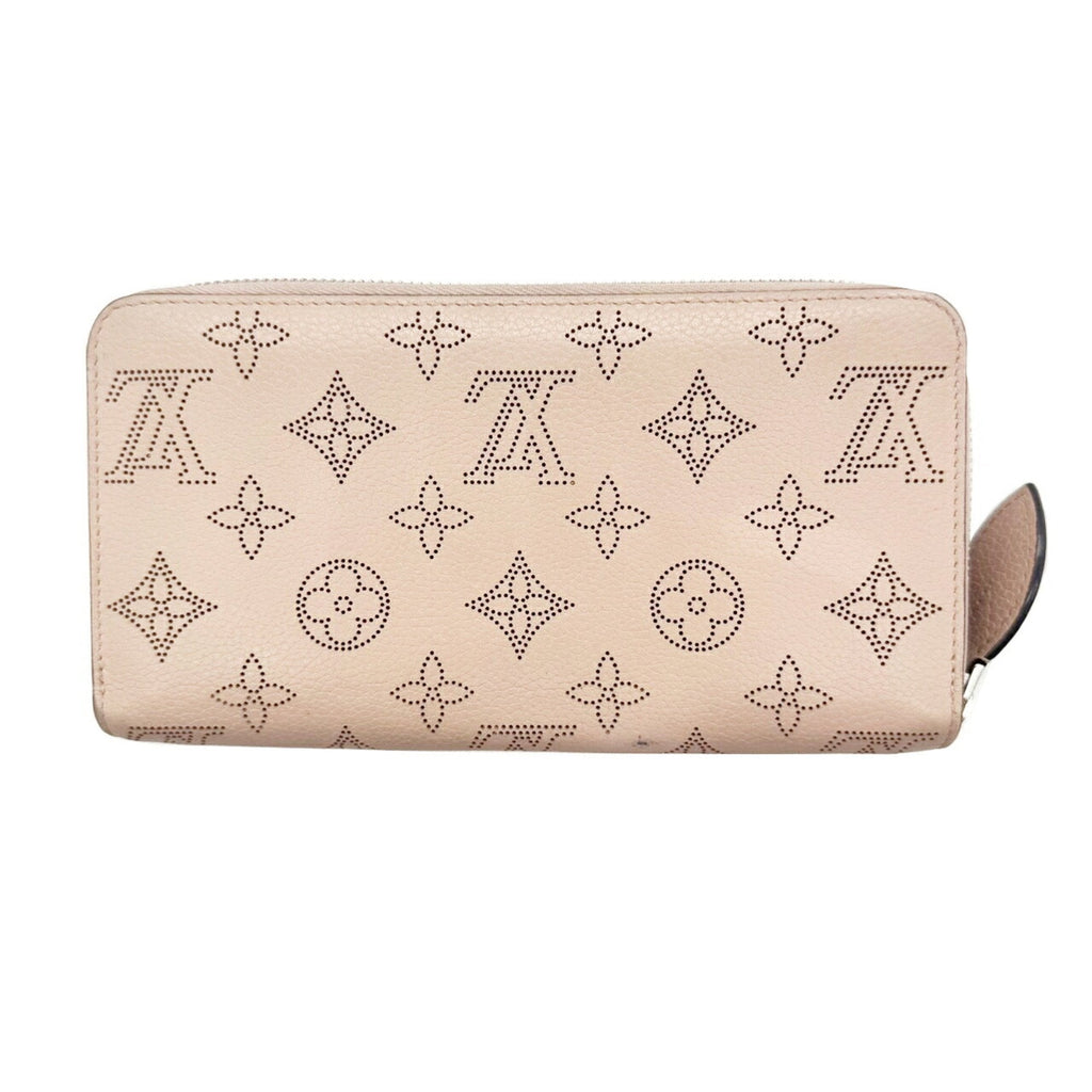 Louis Vuitton Mahina Pink Mahina Leather Long Wallet