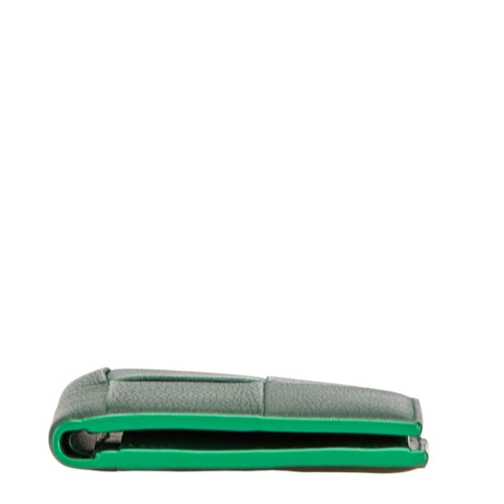 Bottega Veneta Emerald Green Leather Wallet (Bi-Fold)