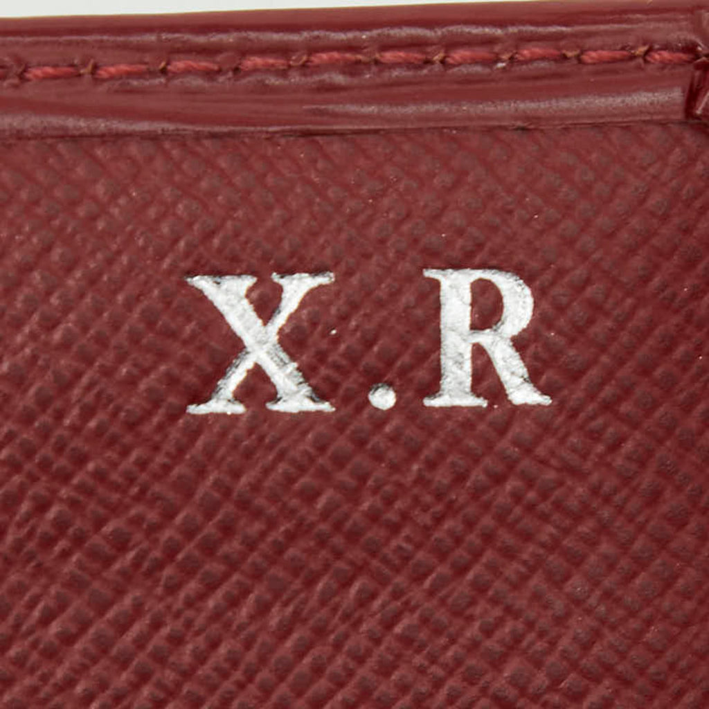 Louis Vuitton Red Color Cuir Ombre Leather Wallet