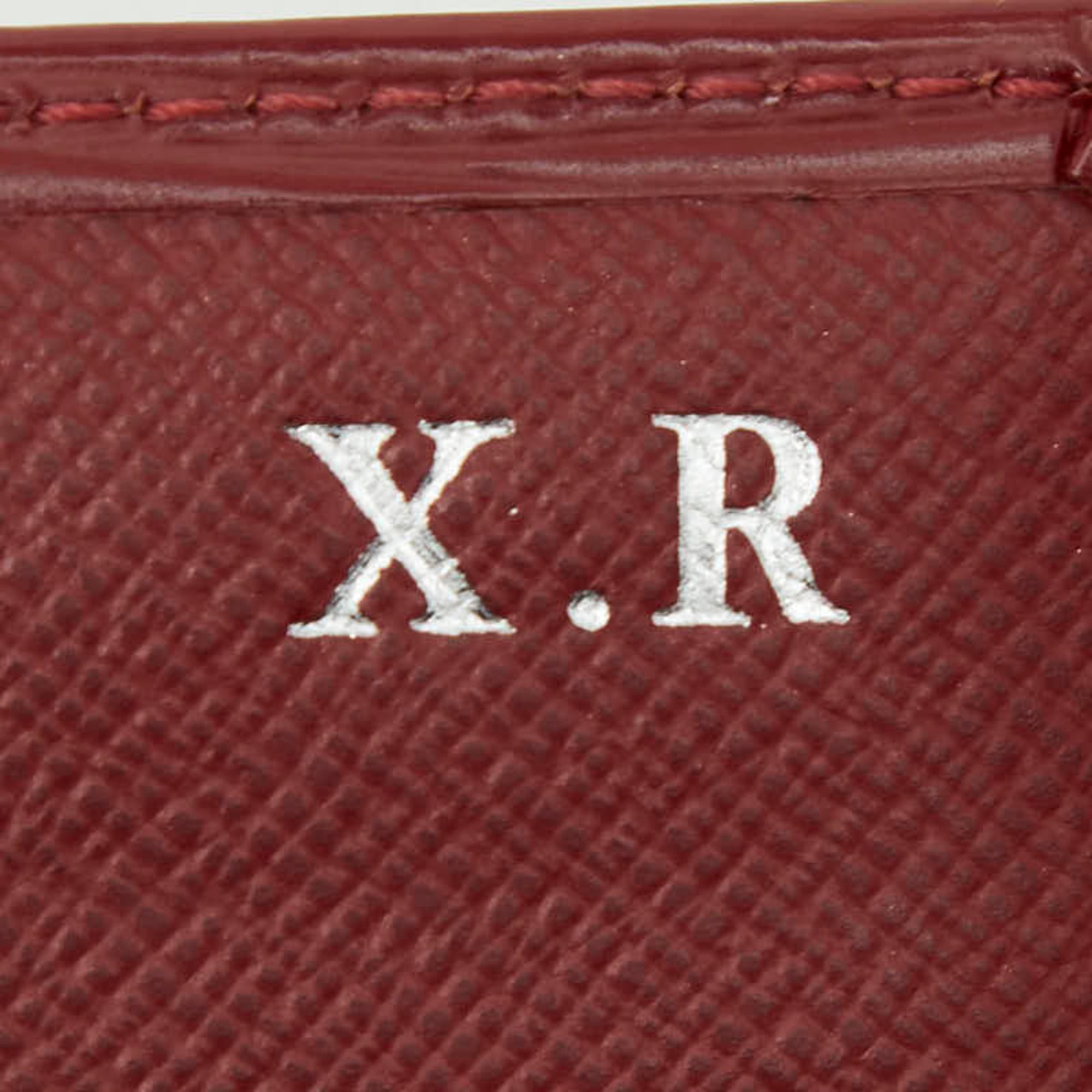 Louis Vuitton Red Color Cuir Ombre Leather Wallet