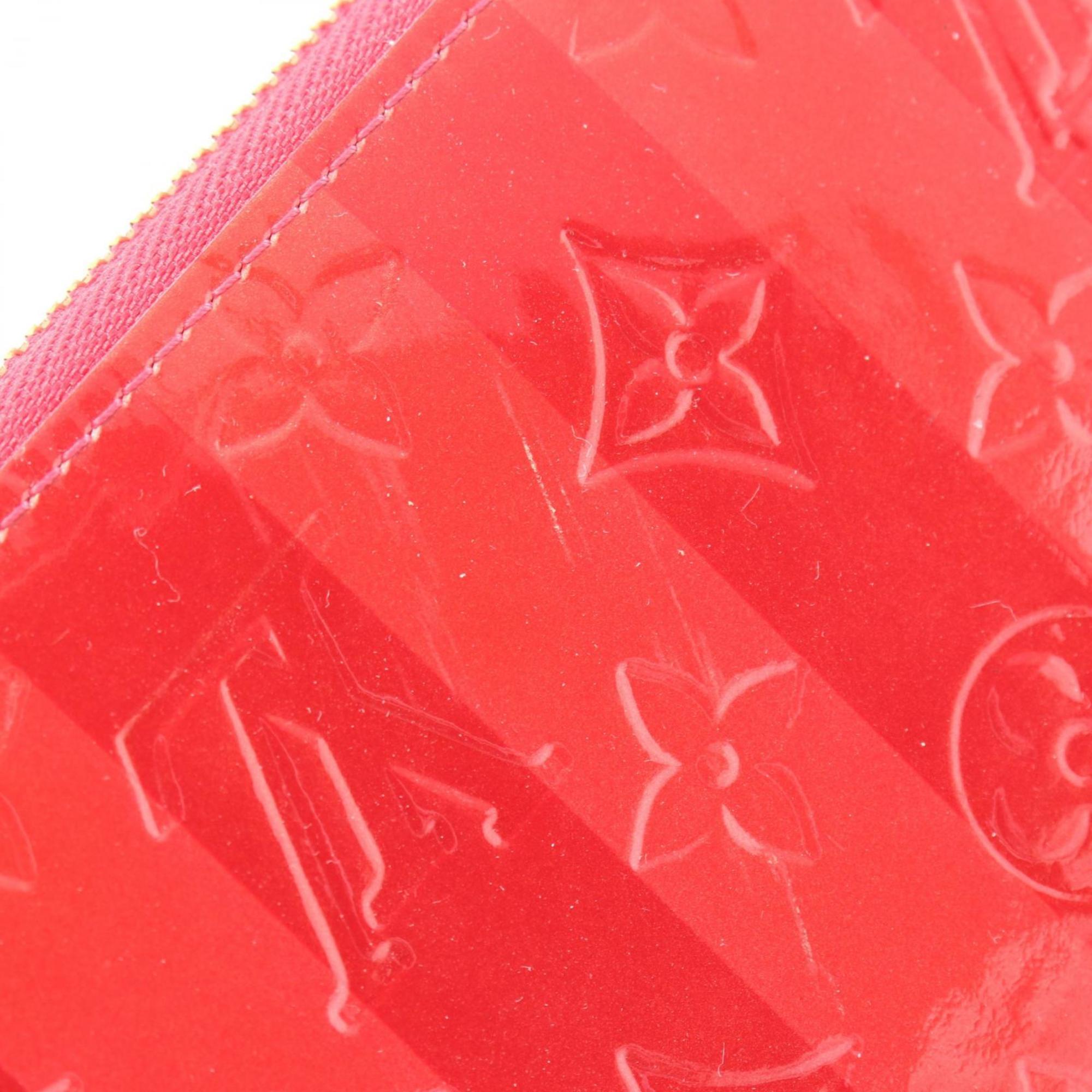 Louis Vuitton Bordeaux Red Color Leather Long Wallet