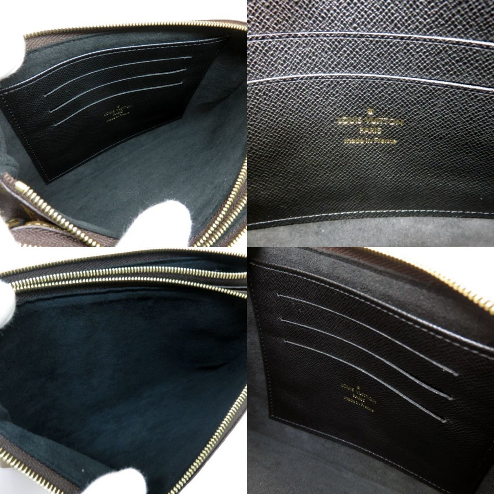Louis Vuitton Galle Marron Monogram Monogram Monogram Reverse Pochette Shoulder Bag