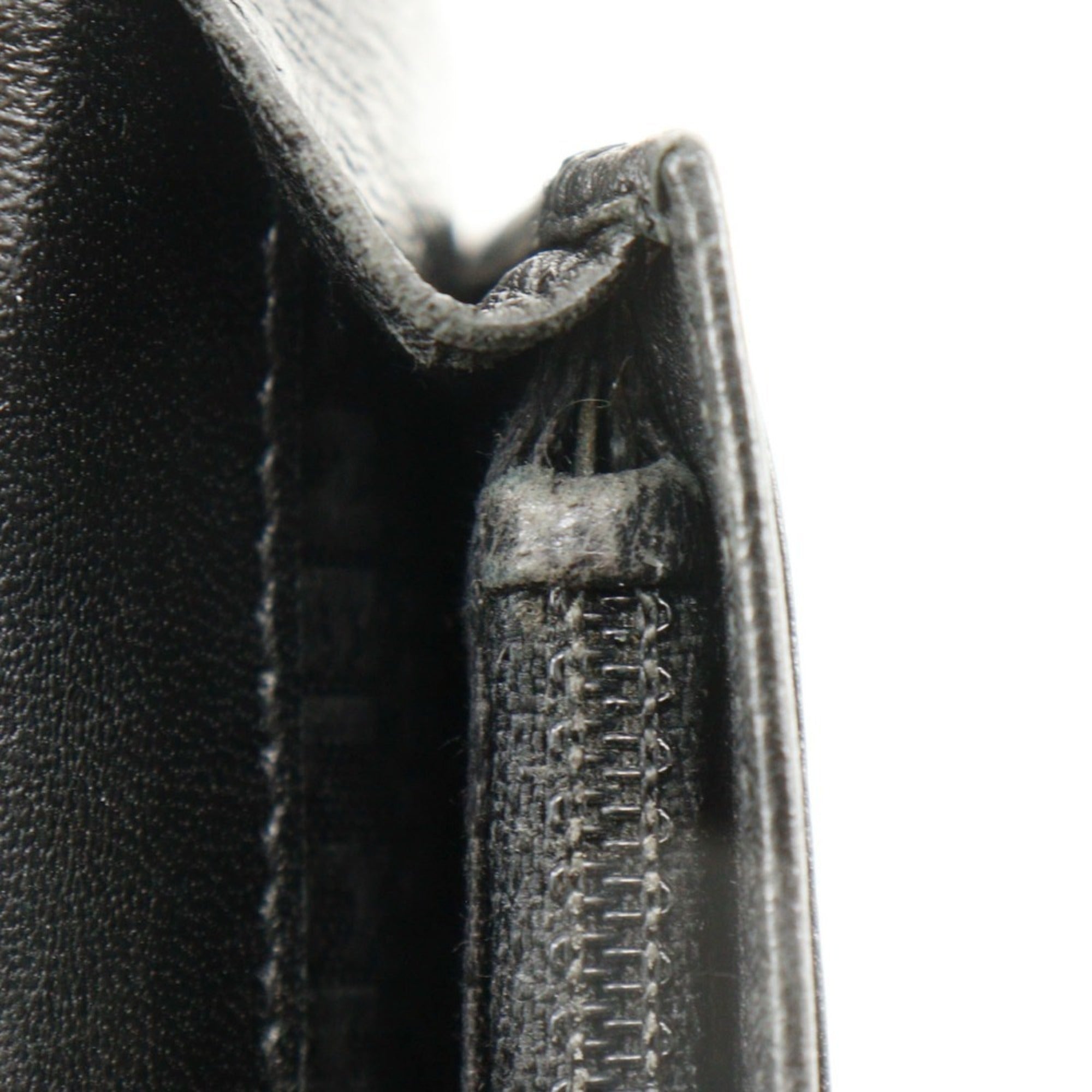 Chanel Black Leather Long Wallet (Bi-Fold)