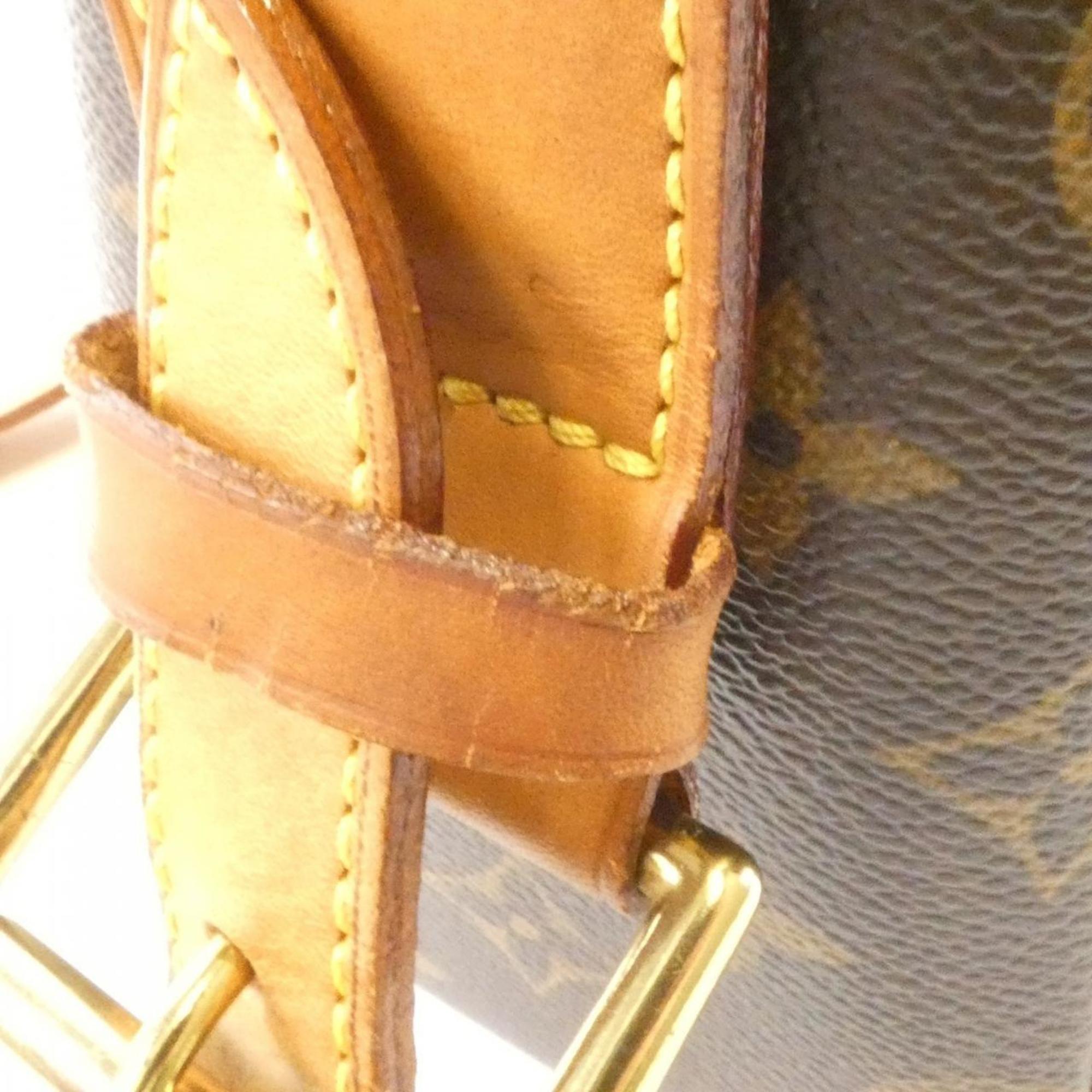 Louis Vuitton Brown Coated Canvas Shoulder Bag