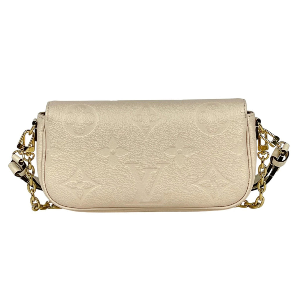 Louis Vuitton White Monogram Empreinte Shoulder Bag