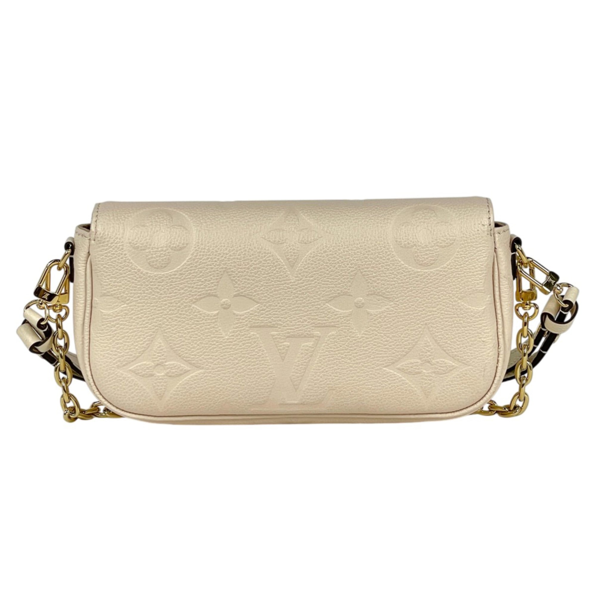 Louis Vuitton White Monogram Empreinte Shoulder Bag
