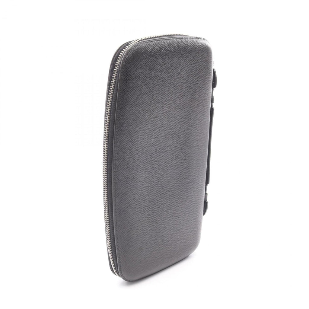 Louis Vuitton Black Leather Long Wallet