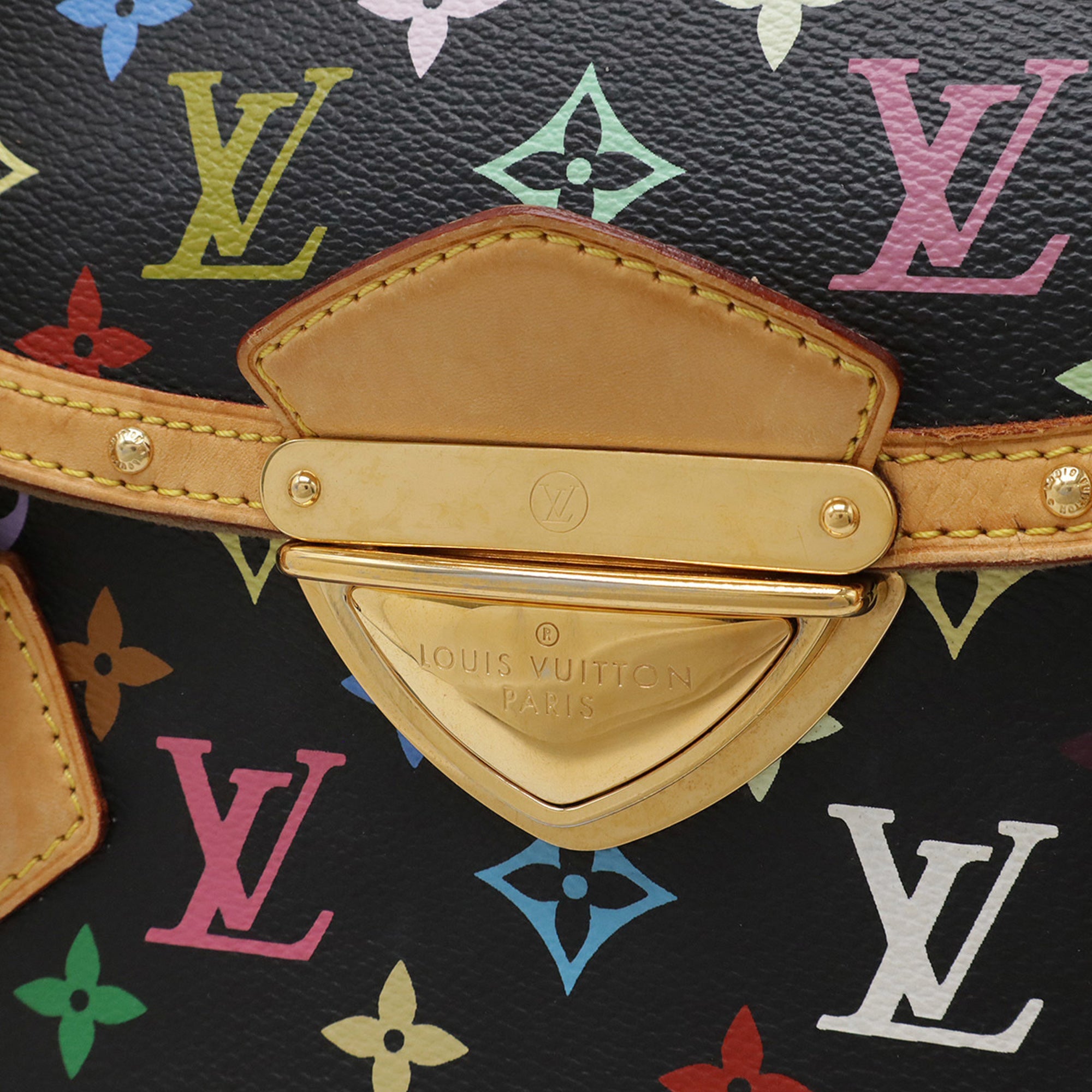 Louis Vuitton Black Multi-Color Noir Monogram Multicolore Shoulder Bag
