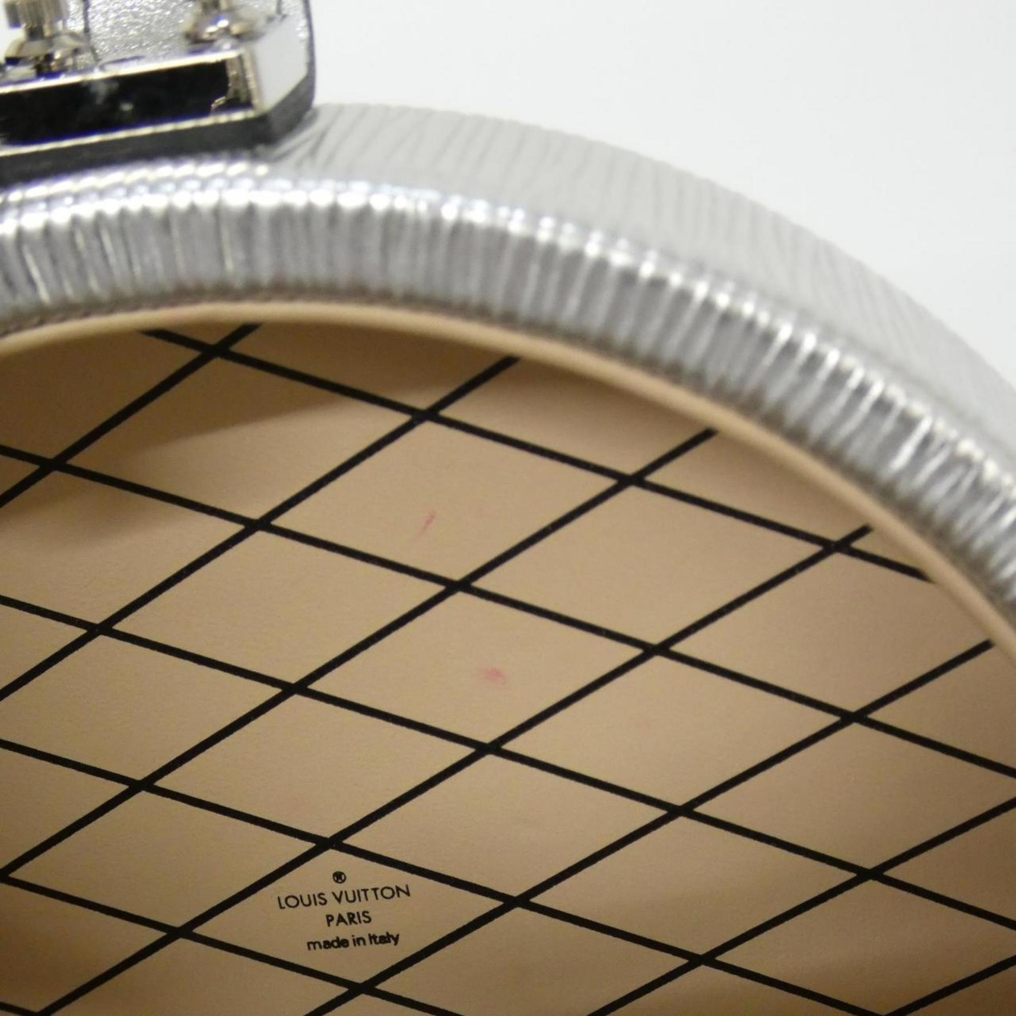 Louis Vuitton Silver Leather Shoulder Bag