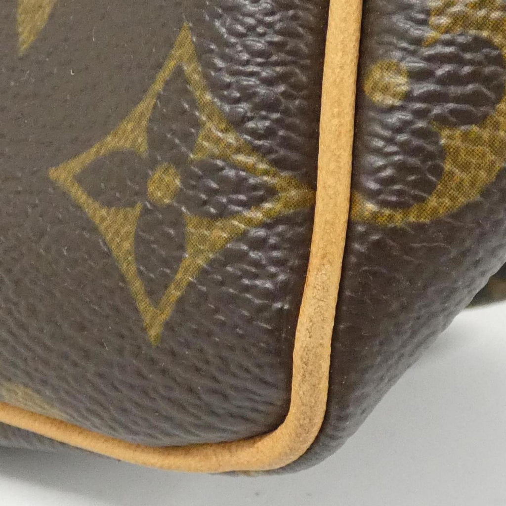 Louis Vuitton Brown Coated Canvas Shoulder Bag