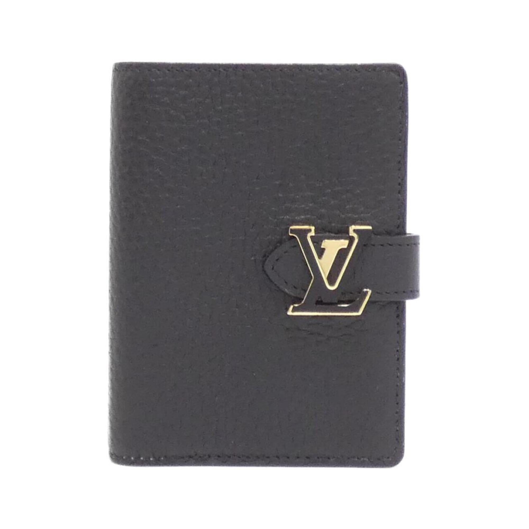 Louis Vuitton Taurillon Black Leather Wallet