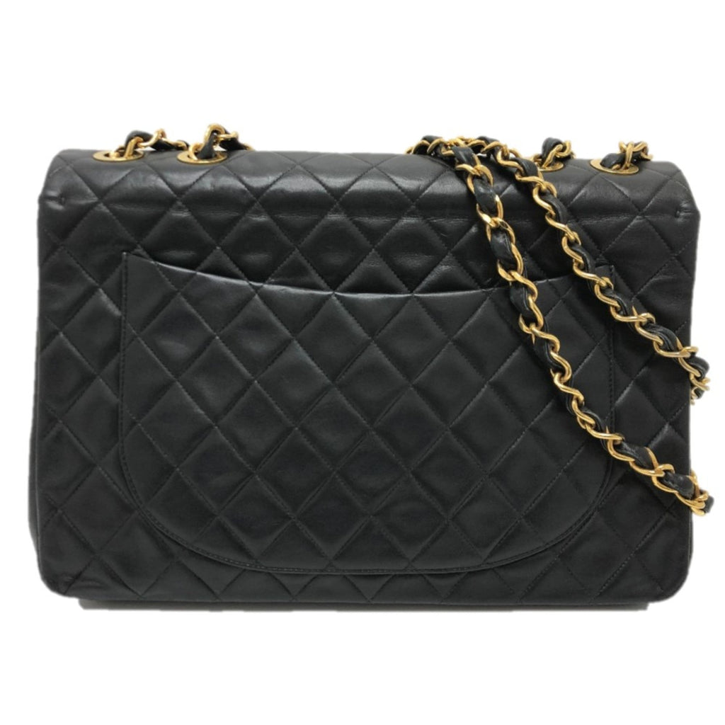 Chanel Black Leather Shoulder Bag