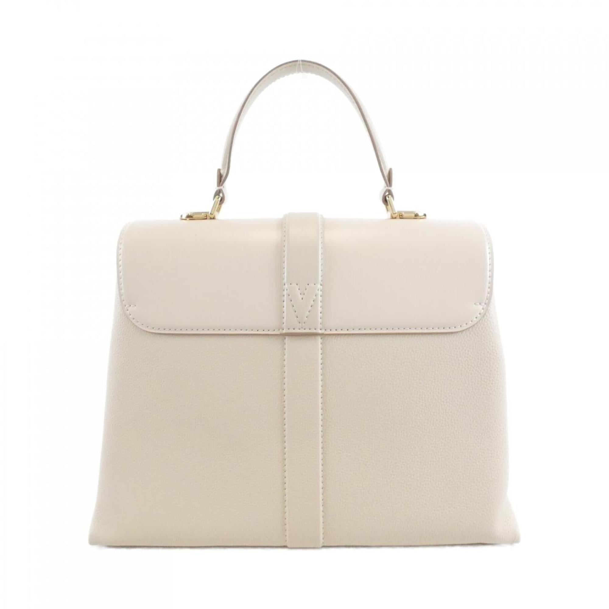 Louis Vuitton Cream Leather Handbag