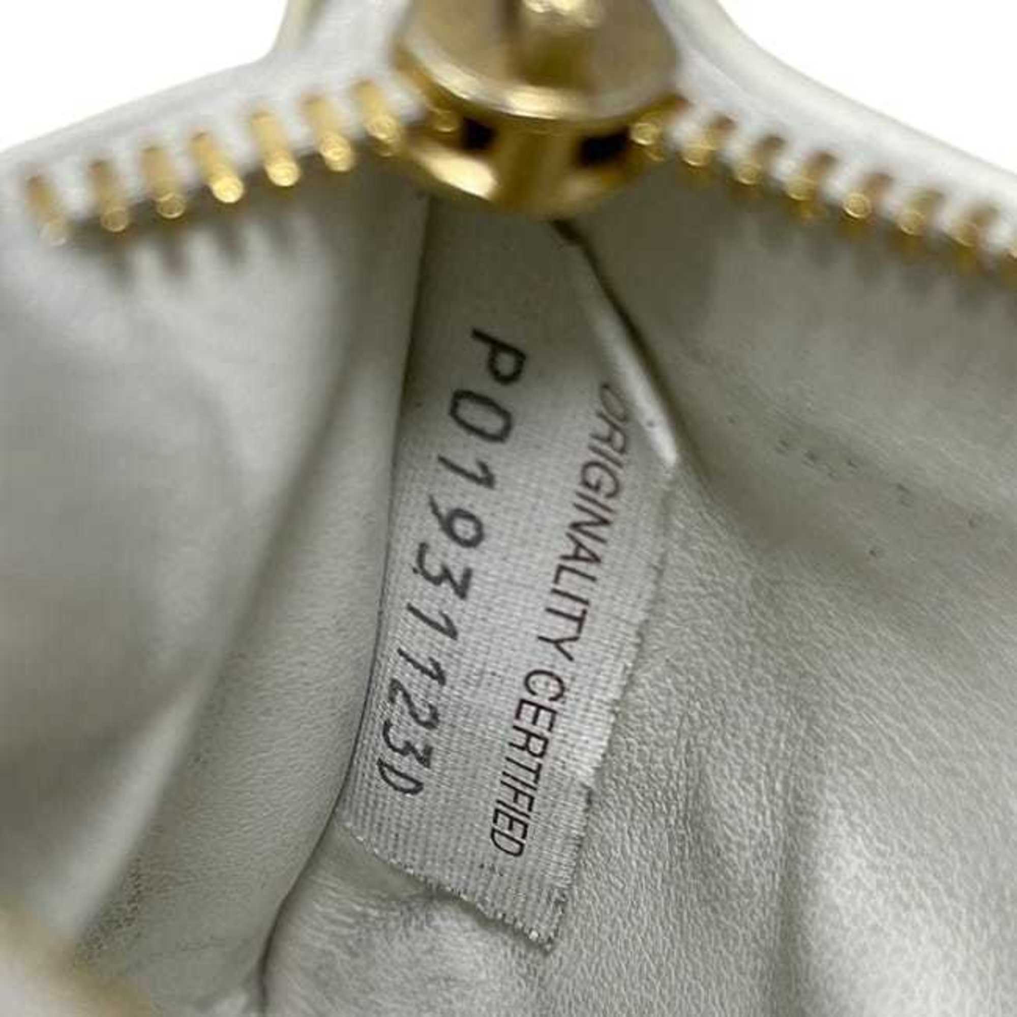 Bottega Veneta White Leather Coin Purse/Coin Case