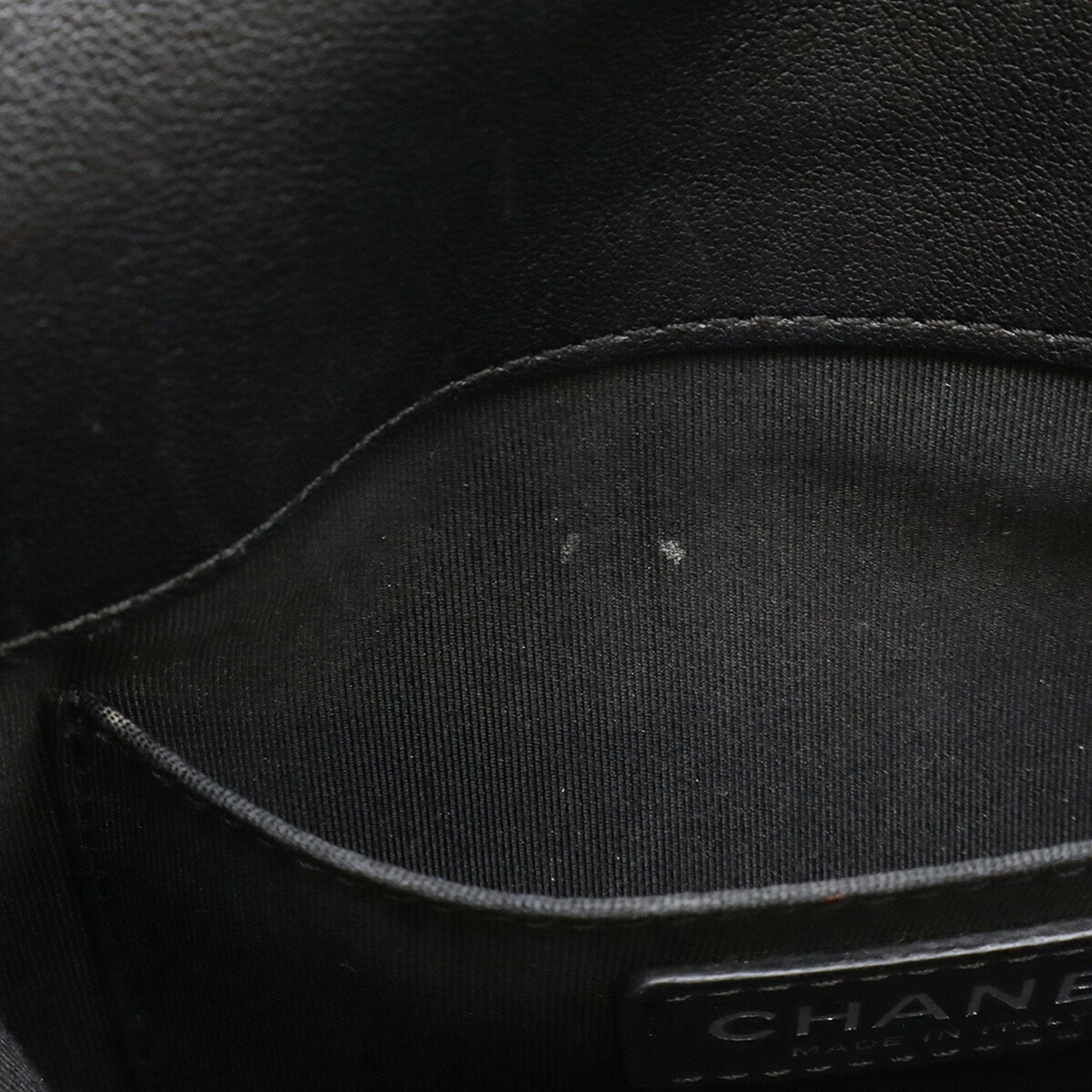 Chanel Black Leather Shoulder Bag