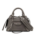 Balenciaga Gray Leather Handbag Shoulder