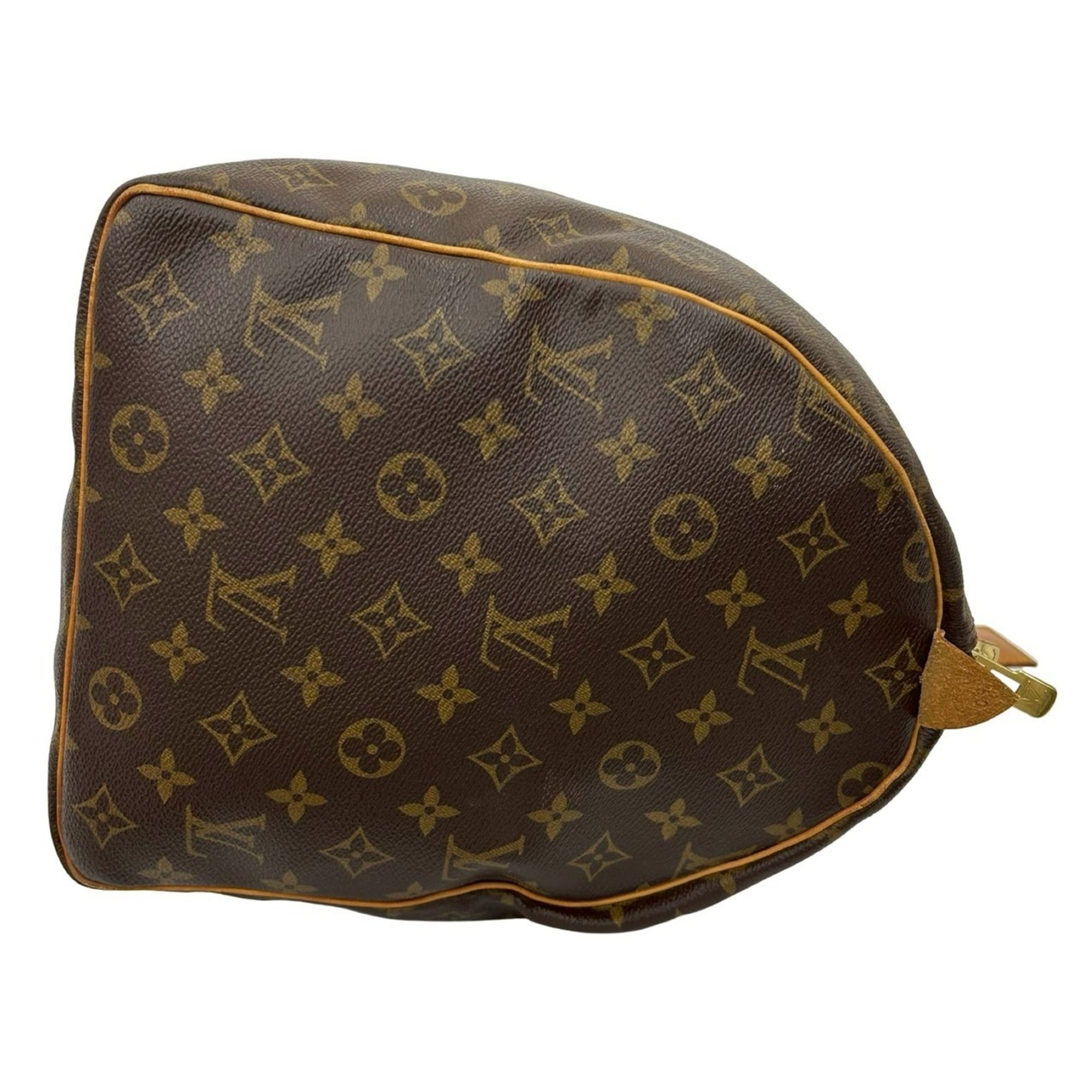 Louis Vuitton Brown Leather Pvc Boston Bag