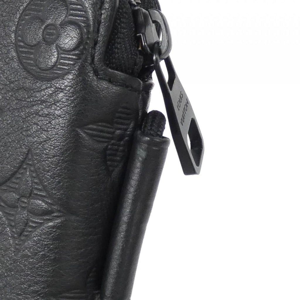 Louis Vuitton Black Leather Pouch Shoulder Bag