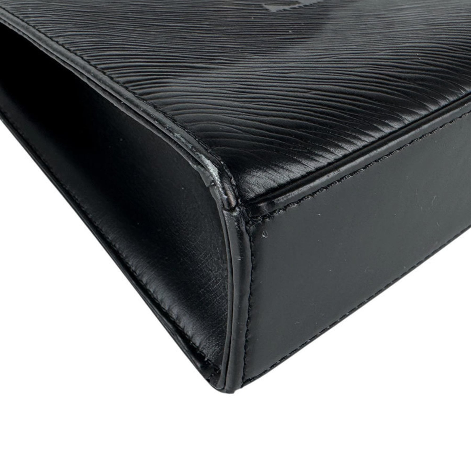 Louis Vuitton Noir Leather Shoulder Bag