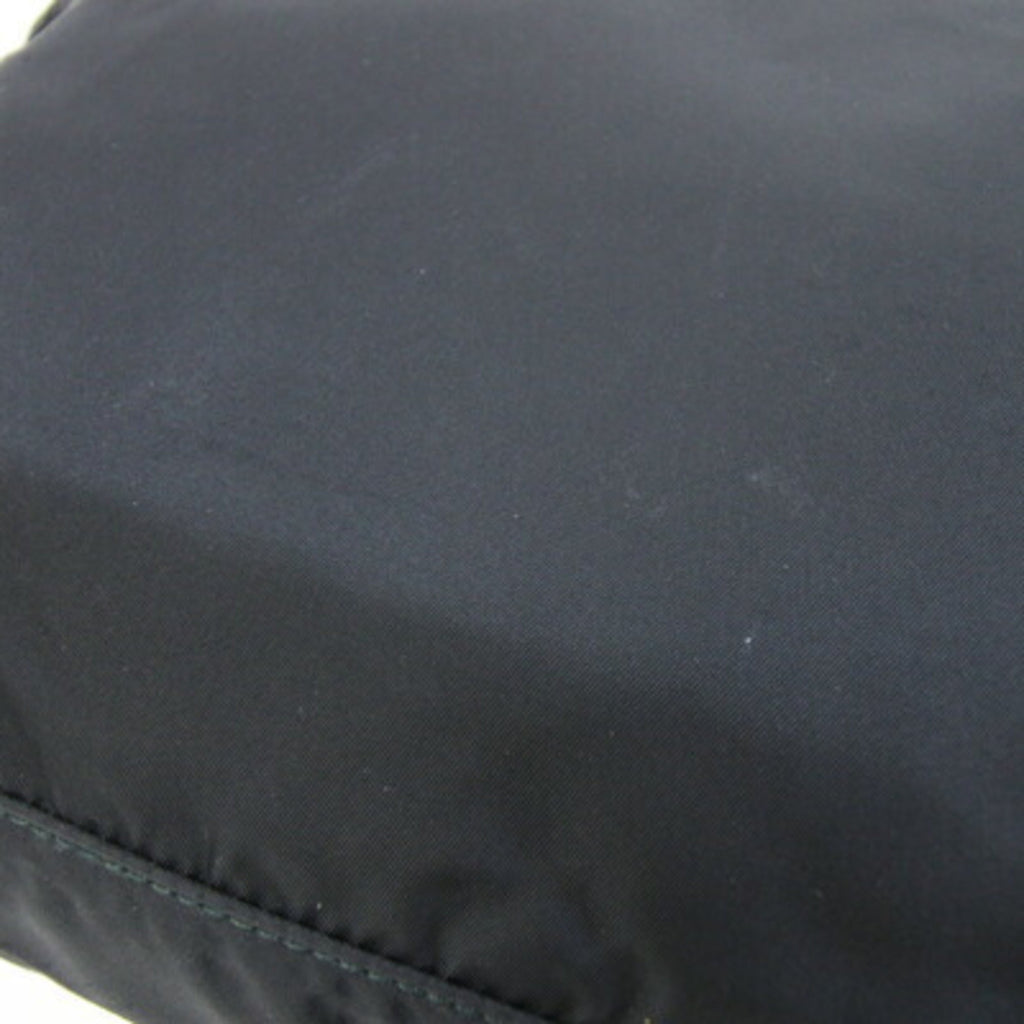 Prada Black Nylon Leather Shoulder Bag