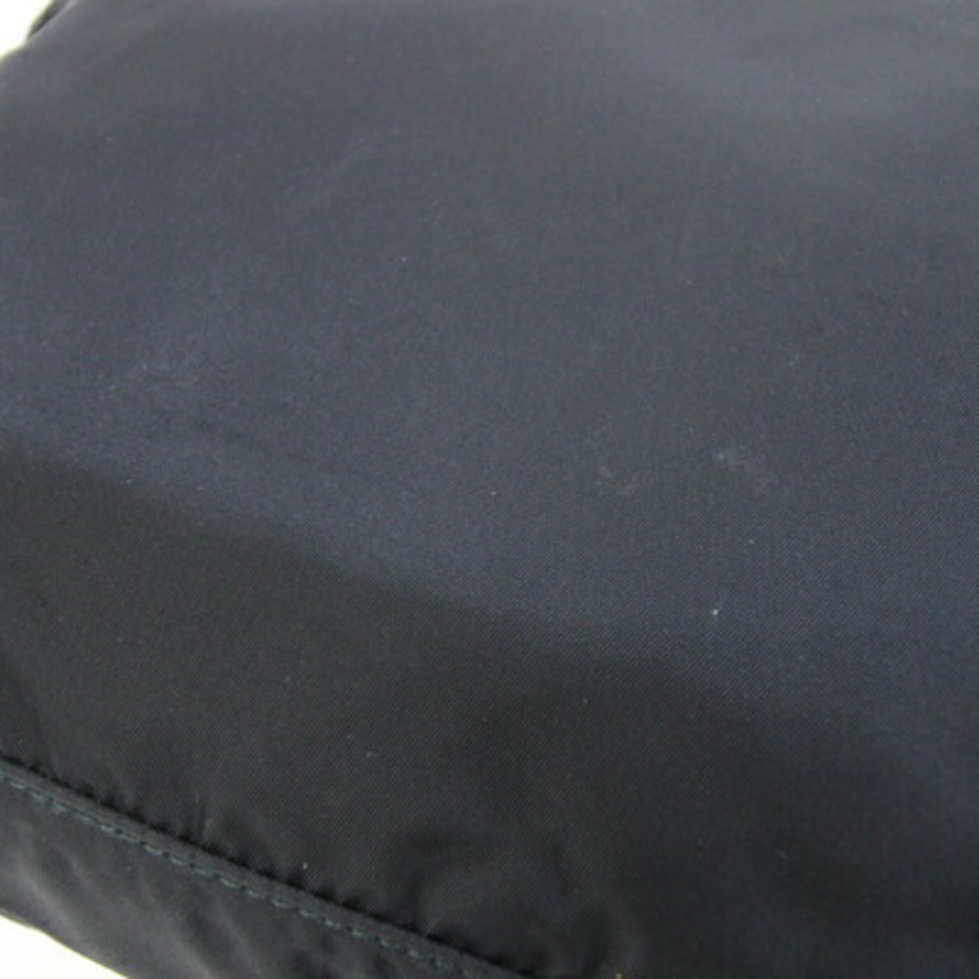 Prada Black Nylon Leather Shoulder Bag