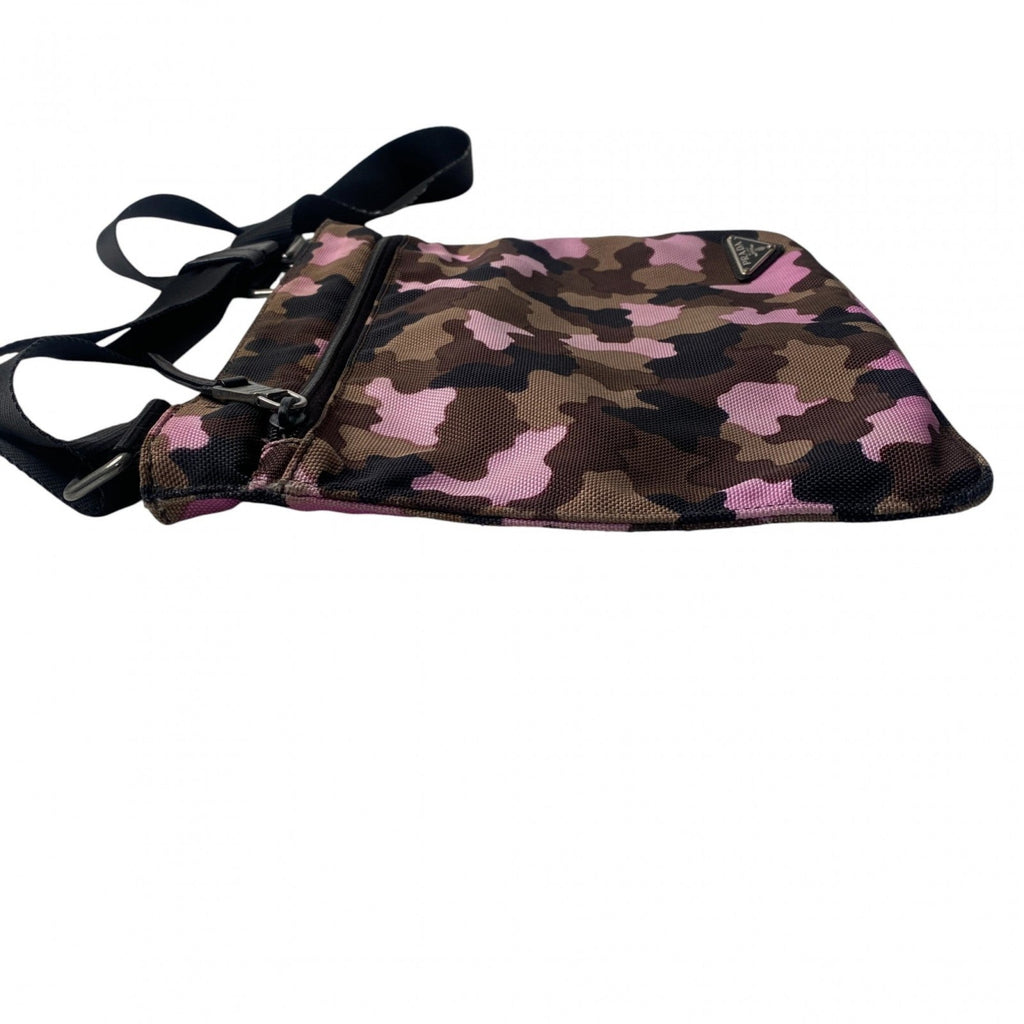 Prada Multi-Color Canvas Pochette Shoulder Bag