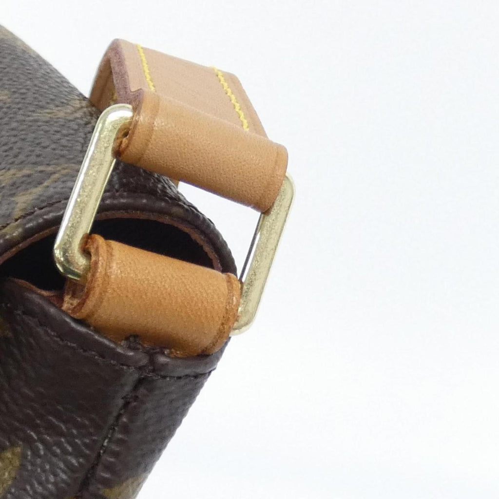 Louis Vuitton Brown Coated Canvas Shoulder Bag