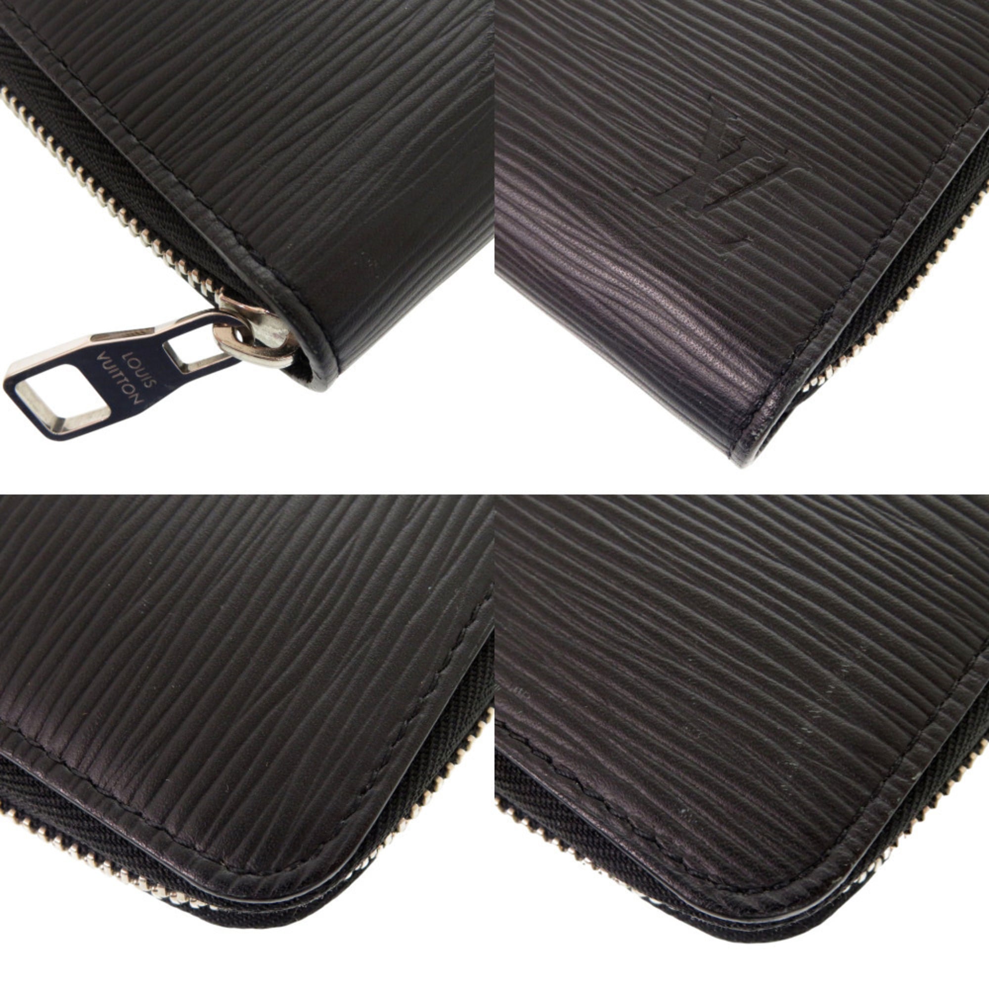 Louis Vuitton Noir Leather Long Wallet