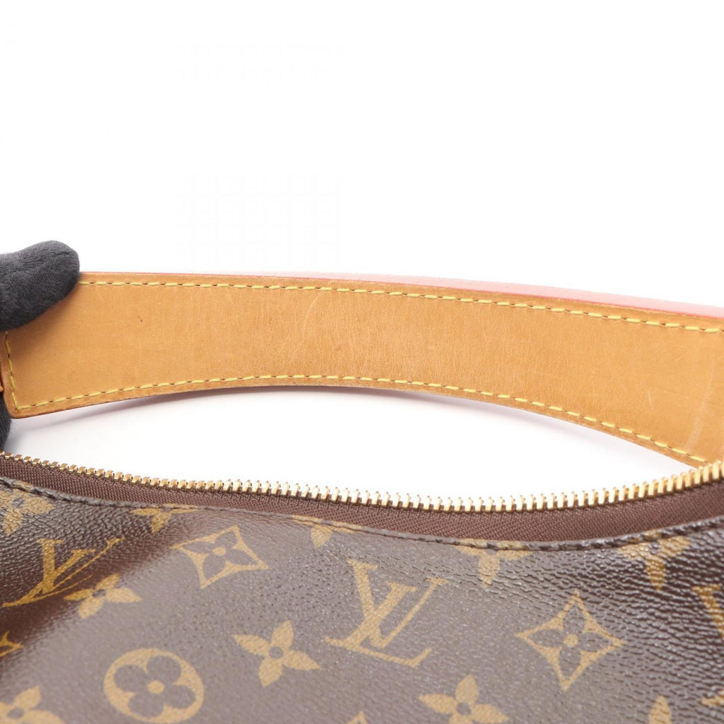 Louis Vuitton Monogram Brown Coated Canvas Leather Shoulder Bag