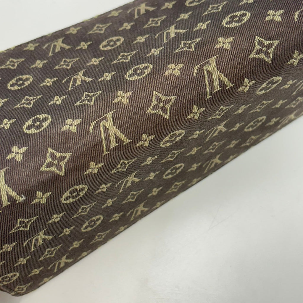 Louis Vuitton Brown Ebene Monogram Mini Lin Long Wallet